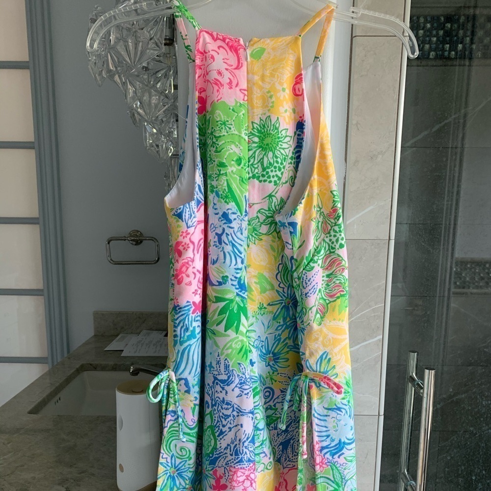 Lilly Pulitzer Pearl Romper Multi Cheek - Picture 10 of 11